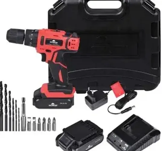 Parafusadeira E Furadeira Impacto Worker 2 Baterias 18V - Bivolt