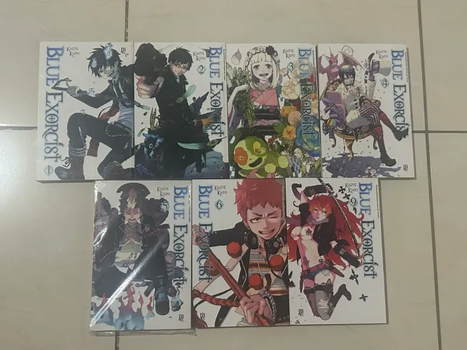 Coleção Blue Exorcist, vols 1 ao 6 e 9