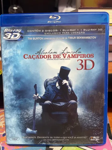 Blu-ray 3D - Abraham Lincoln: Caçador de Vampiros  somente 3D
