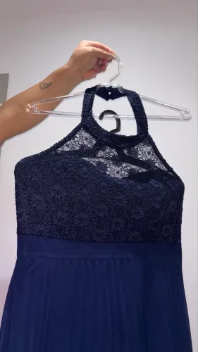 Vestido Longo Azul