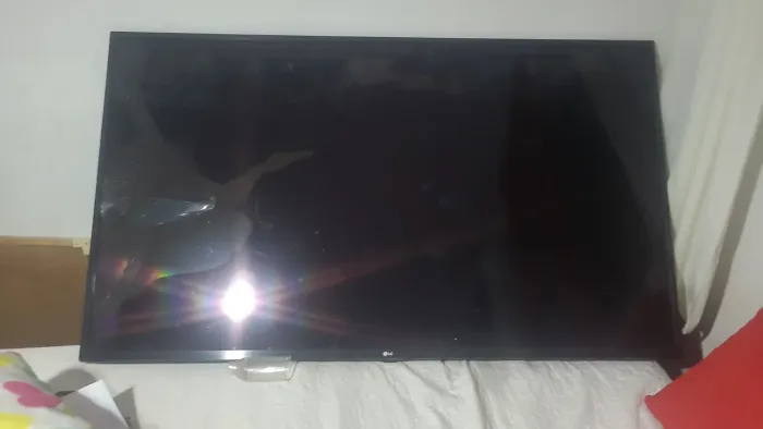 Tv 55 polegadas 4 k tela quebrada