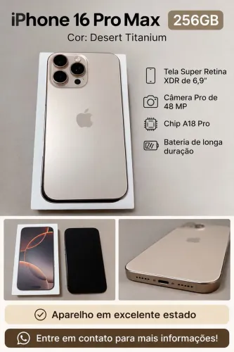 Vendo IPhone 16 pro Max 256GB