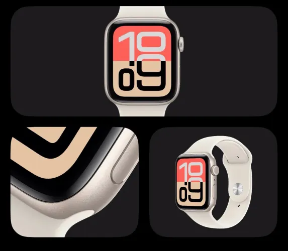 Apple Watch SE 3° 44 mm Alumínio Estelar