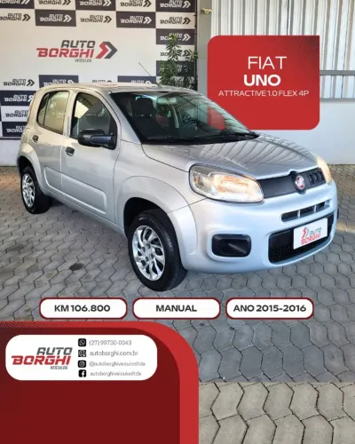 Fiat Uno Attractive 1.0 EVO Fire Flex 8V 5P 2016