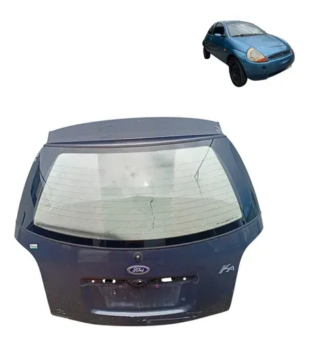 Tampa Traseira Porta Malas Ford Ka 1997 2002 Preto