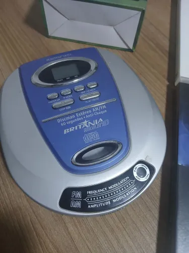 Discman Britânia Relíquia Ótimo Estado