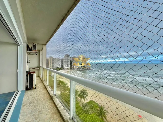 Apartamento 4 dormitórios frente ao mar em Pitangueiras Alfa Imóveis Guarujá