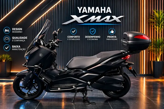 YAMAHA XMAX 300 MARROM - 3.000 KM | R$ 3.000 EM ACESSÓRIOS | ÚNICO DONO