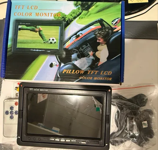 Monitor TFT LCD 7 polegadas com controle