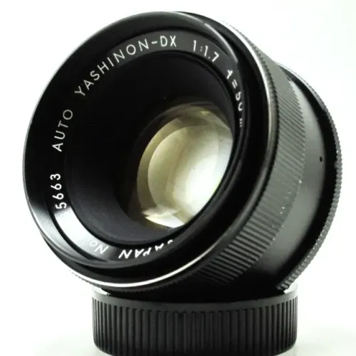 Lente Vintage Auto Yashinon-DX 50mm f/1.7 M42 Japonesa