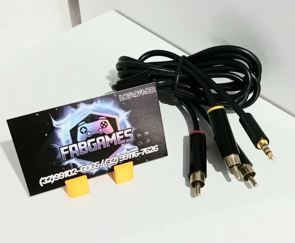 Cabo Áudio e vídeo para Xbox 360 original. Usado 