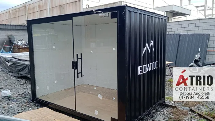 Container stand de vendas desmontável 