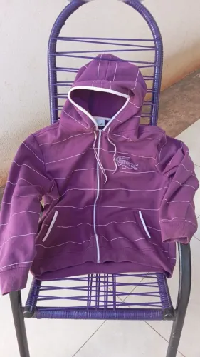 blusa lacoste big roxa