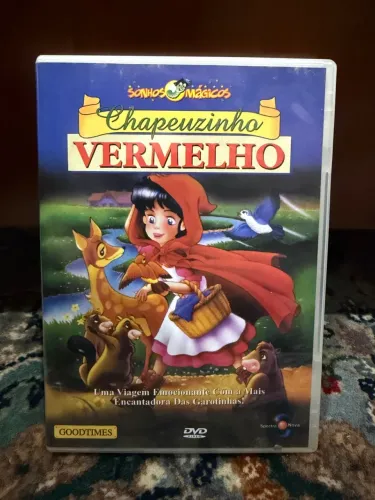 DVD infantil chapeuzinho vermelho