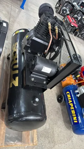 COMPRESSOR DE AR 20 PES 5HP 200L 175PSI BRAVO CSL20BR/200 TRIFASICO 220V / 380V - SCHULZ