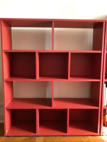 Estante MDF Livreiro Vermelha (cada)
