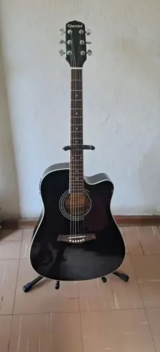 Violão Elétrico Giannini acompanha afinador embutido + capa de proteção