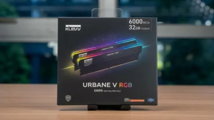 Memória RAM DDR5 KLEVV Urbane V RGB 32GB (2x16GB) 6000MHz CL30 - Novo/Impecável