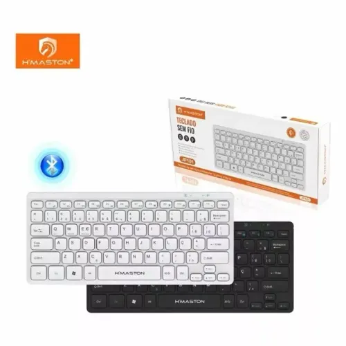 Teclado Bluetooth Sem Fio Slim Portátil H?Maston 