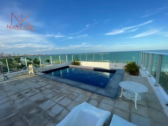 Apartamento em frente a praia! de 68m² com 3 quartos a venda por R$ 790.000 - Manaíra - Jo