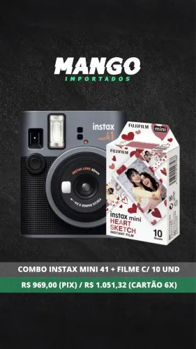 Câmera Instax Mini 41 Preta