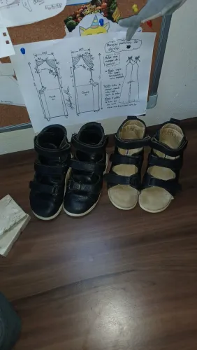 Bota e sandália play pé ortopédica tamanho 29 sandália e bota de couro