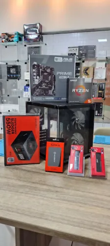 Pc Gamer Amd Ryzen 5 5600GT 16GB DDR4 SSD 240GB Vega 7 Asus prime - Loja fs Informática
