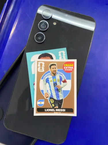 Figurinha rara do Messi (Extra Stiker Legend) 