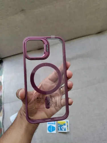 Capa com imã + Protetores de câmeras traseira para Iphone 12