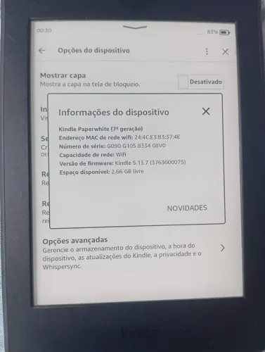 Kindle Paperwhite 7ª geração