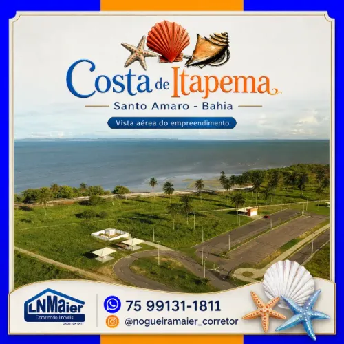 Lote no Costa de Itapema, Santo Amaro BA, 435 m²