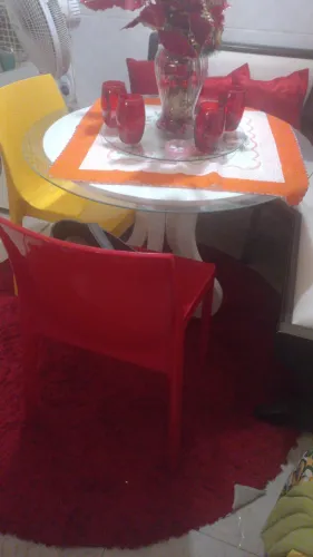 Mesa de cozinha motivo mudanca