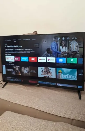 Smart tv Tcl 32 polegadas com borda infinita seminova funcionando perfeitamente bem?