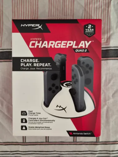 Carregador HyperX ChargePlay Quad 2 para Nintendo Switch e Nintendo Switch OLED
