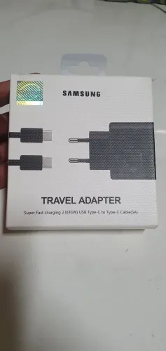 Carregador Samsung recarga rápida entrada tipo C
