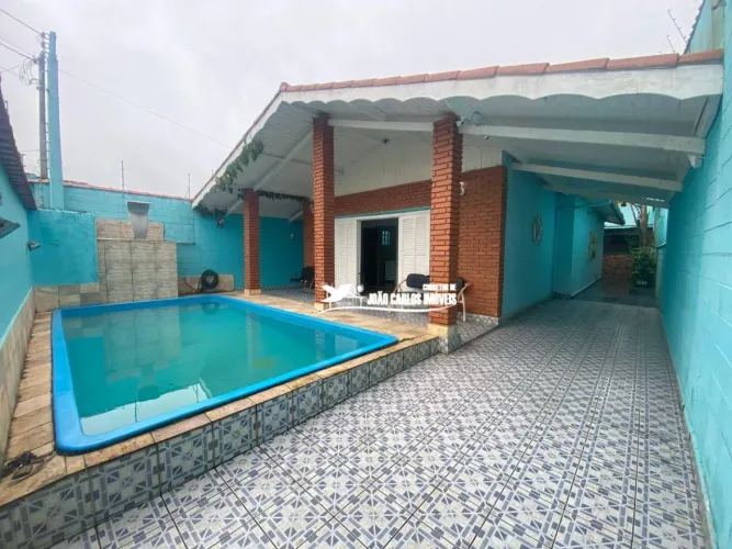 Casa com 4 dormitórios e piscina à venda por R$ 480.000 - Jardim Regina - Itanhaém/SP