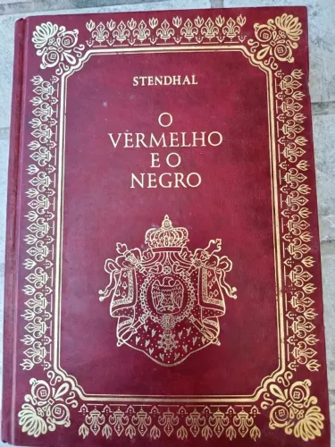 Livro Stendhal: O vermelho e o negro - capa dura - em estado de novo!