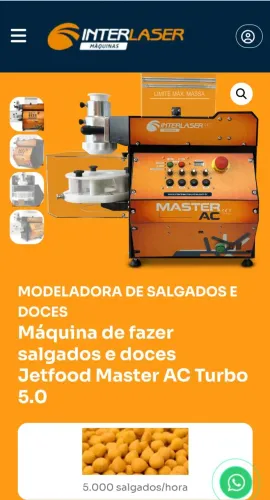 MODELADORA DE SALGADOS E DOCES