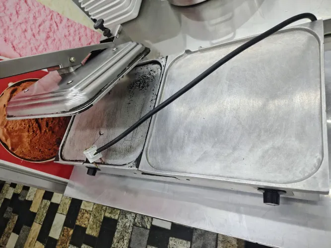 Chapa dupla croydon bifeteira sanduícheira elétrica