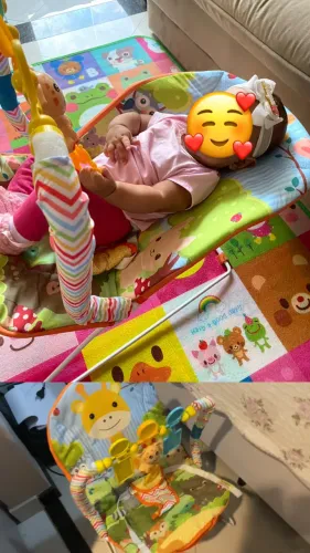 Cadeira de balanço para bebê Toca música e vibra