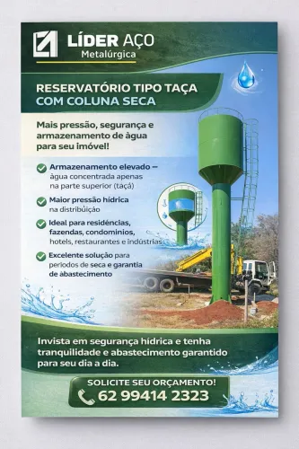 Caixa d?água tipo taça