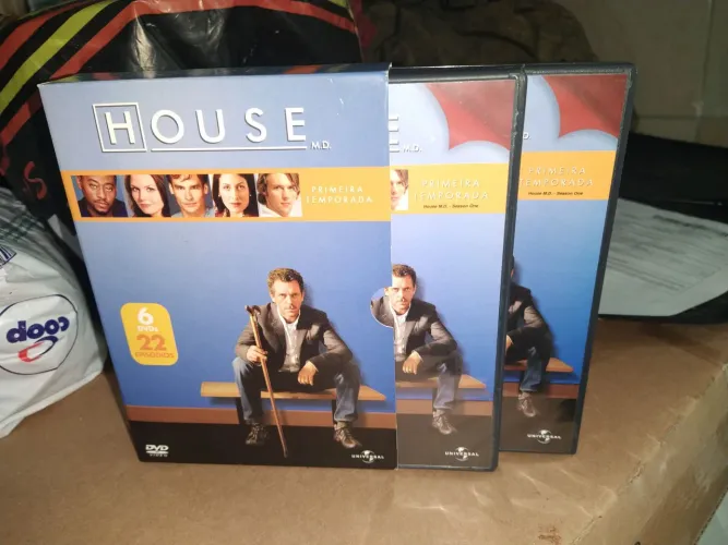 Boxset DVD DR house primeira temporada completa serie
