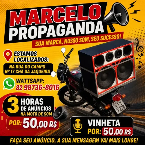 Fazemos: Anúncios na Moto e Vinhetas Com Locutor Profissional!