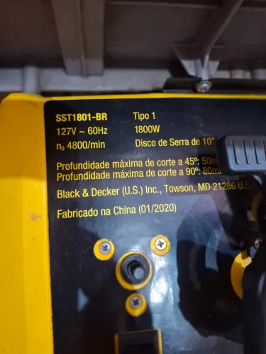 Serra Bancada stanley 127 1800 w