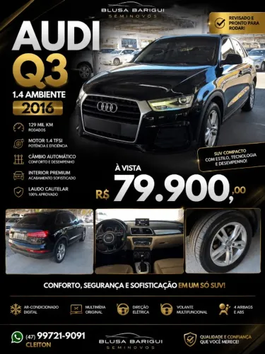 Audi Q3 1.4 TFSI/TFSI Flex S-tronic 5P 2016