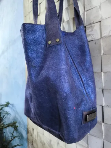 ELLUS - Bolsa grande tipo sacola - Azul