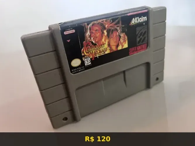 Cutthroat Island Acclaim Original Super Nintendo SNES