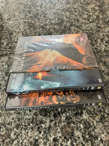 DVDs da Trilogia de filmes do Batman