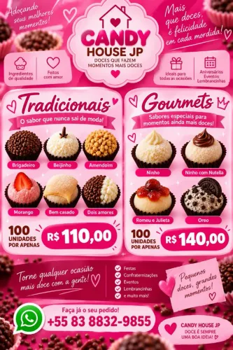 Docinhos para festa de aniversário