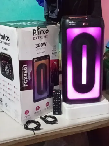Som bluetooth Philco Xtreme 350W potência 